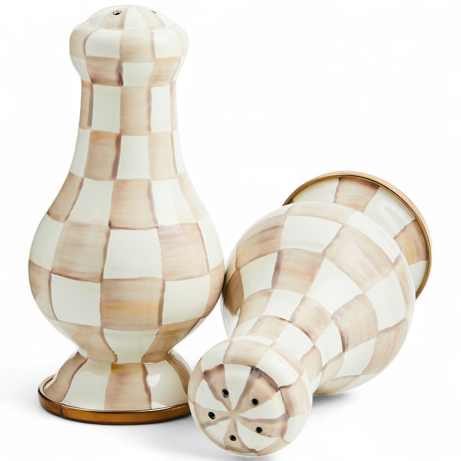 Image 121119_ALTMORE10.jpg, Product 121-119 / Price $186.00, Mackenzie-Childs Large Salt and Pepper Shakers from MacKenzie Childs on TSC.ca's Kitchen department