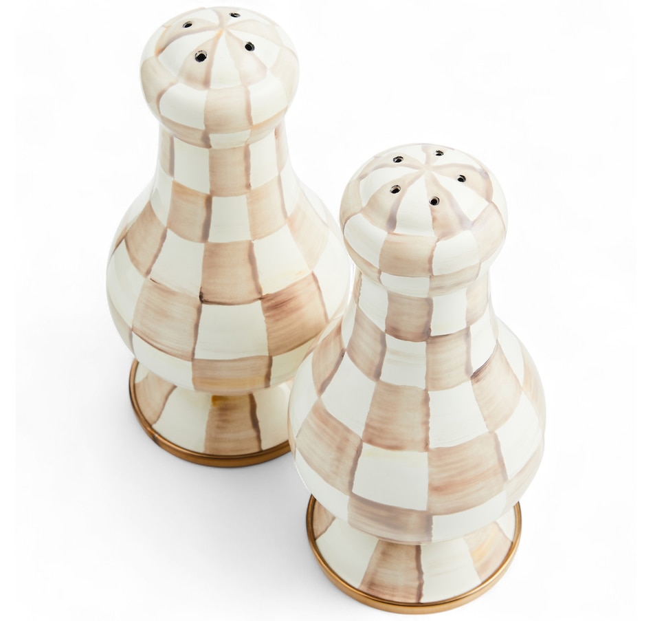 Image 121119_ALTMORE11.jpg, Product 121-119 / Price $149.00, Mackenzie-Childs Large Salt and Pepper Shakers from MacKenzie Childs on TSC.ca's Kitchen department