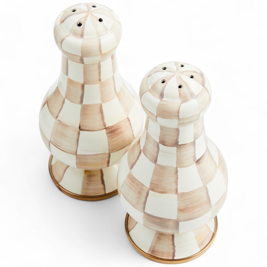 Image 121119_ALTMORE11.jpg, Product 121-119 / Price $186.00, Mackenzie-Childs Large Salt and Pepper Shakers from MacKenzie Childs on TSC.ca's Kitchen department