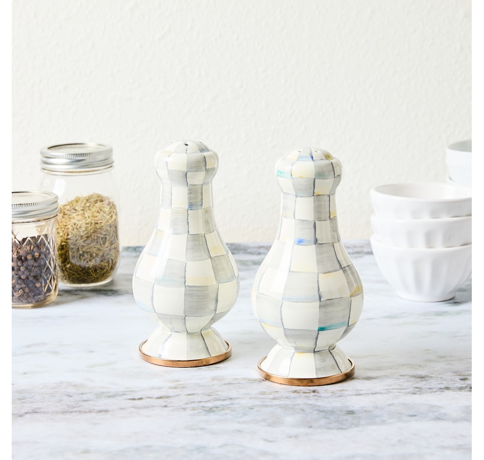 Image 121119_ALTMORE7.jpg, Product 121-119 / Price $149.00, Mackenzie-Childs Large Salt and Pepper Shakers from MacKenzie Childs on TSC.ca's Kitchen department
