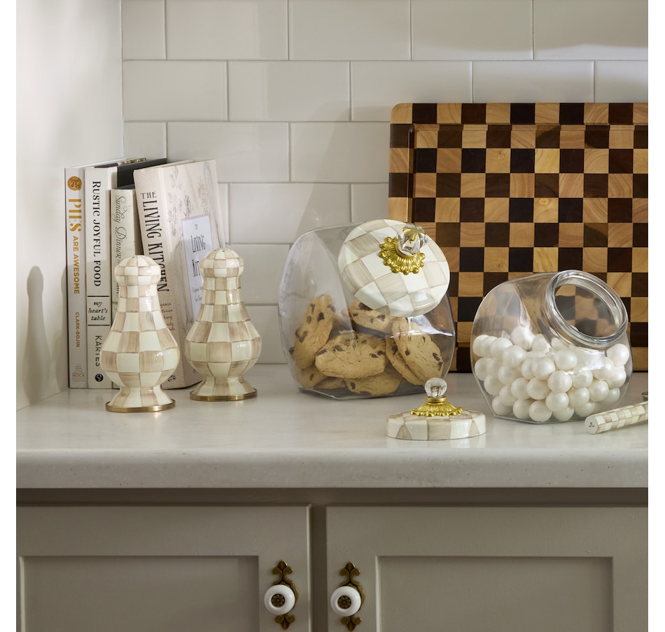 Image 121119_ALTMORE9.jpg, Product 121-119 / Price $149.00, Mackenzie-Childs Large Salt and Pepper Shakers from MacKenzie Childs on TSC.ca's Kitchen department