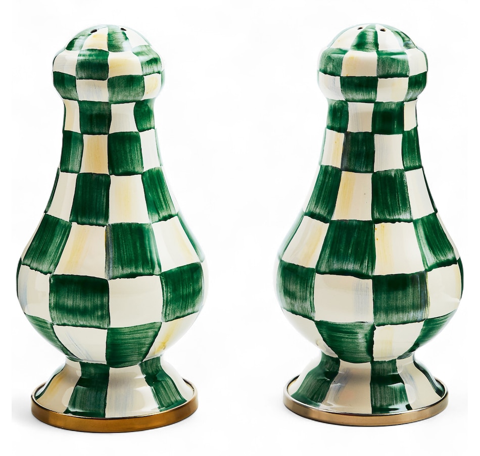 Image 121119_EMECK.jpg, Product 121-119 / Price $149.00, Mackenzie-Childs Large Salt and Pepper Shakers from MacKenzie Childs on TSC.ca's Kitchen department