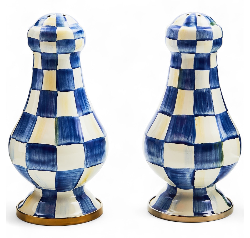 Image 121119_RYLCK.jpg, Product 121-119 / Price $149.00, Mackenzie-Childs Large Salt and Pepper Shakers from MacKenzie Childs on TSC.ca's Kitchen department
