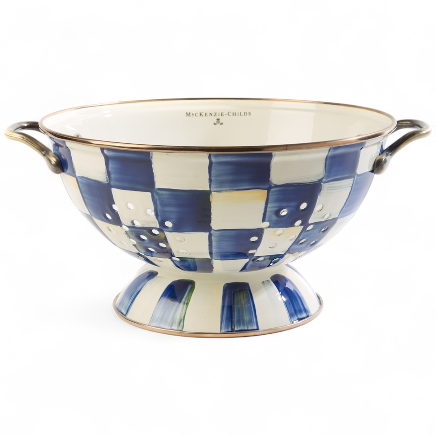 Image 121120_RYLCK.jpg, Product 121-120 / Price $135.00 - $172.00, Mackenzie-Childs Colander from MacKenzie Childs on TSC.ca's Kitchen department