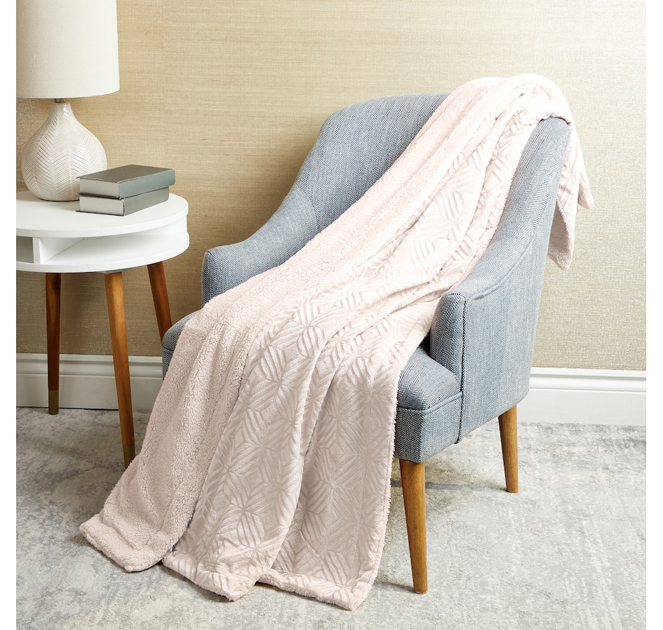 Image 121134_IVR.jpg, Product 121-134 / Price $19.88, Home Suite Mink Oversized Throw with Sherpa Back from Home Suite on TSC.ca's Home & Garden department