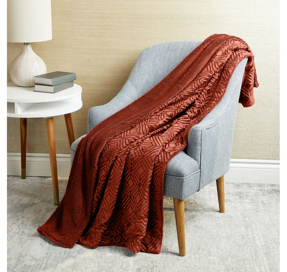 Image 121134_TRRC.jpg, Product 121-134 / Price $19.88, Home Suite Mink Oversized Throw with Sherpa Back from Home Suite on TSC.ca's Home & Garden department