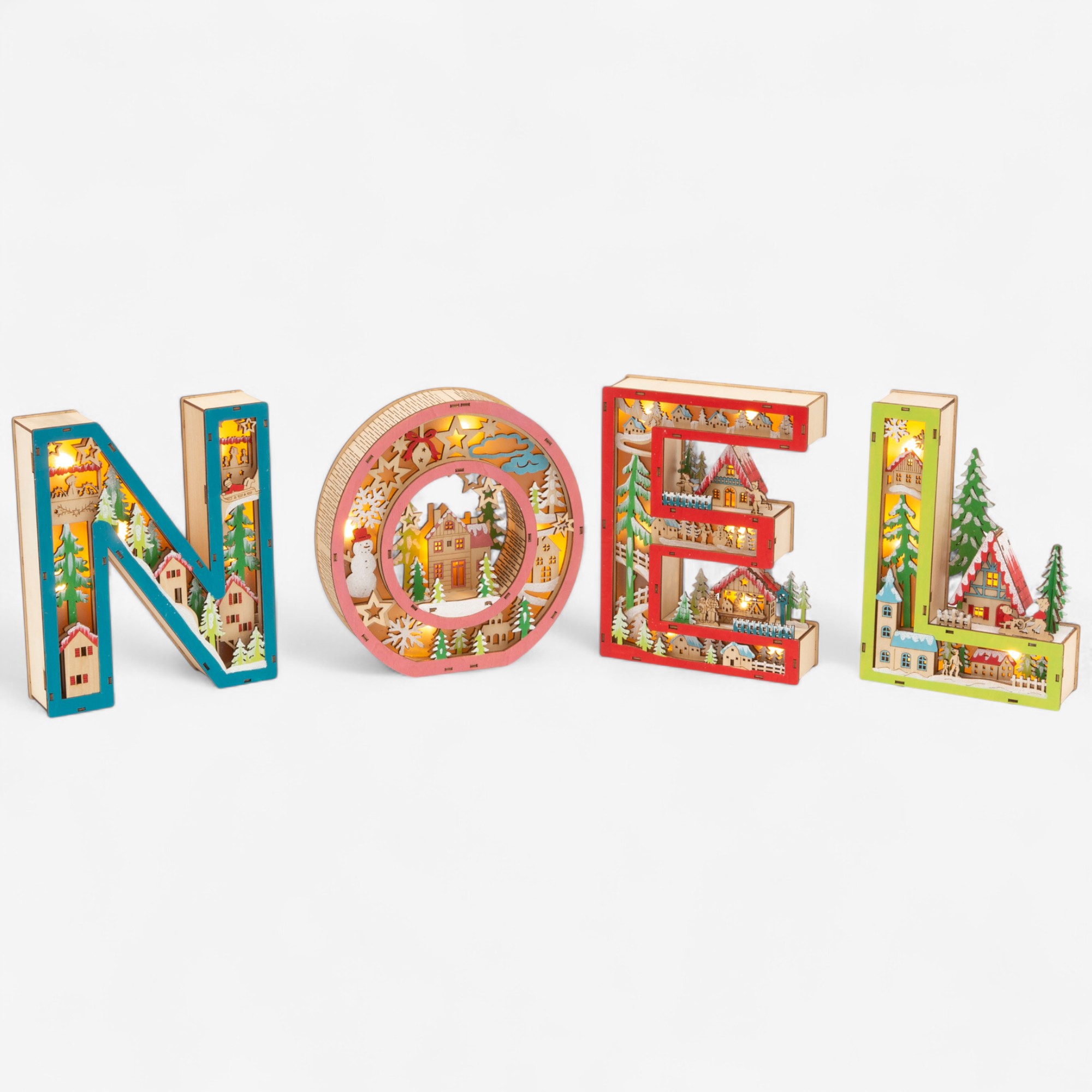 Holiday Memories Lighted Laser Cut Sign - TSC.ca