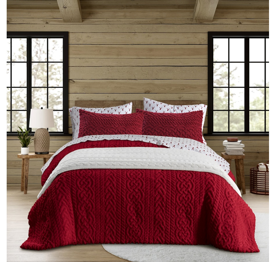 Image 121153_ALTMORE4.jpg, Product 121-153 / Price $79.99, Coleman Embossed Sherpa Comforter Set from Coleman on TSC.ca's Home & Garden department