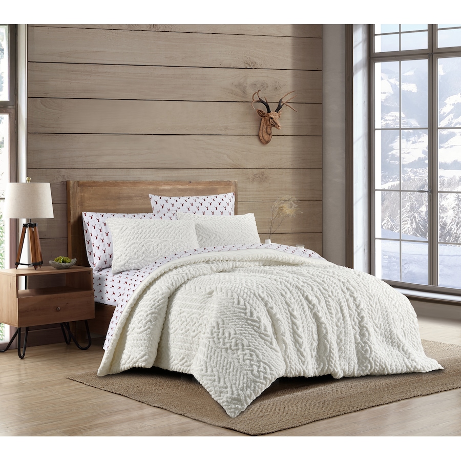 Image 121153_IVR.jpg, Product 121-153 / Price $29.99, Coleman Embossed Sherpa Comforter Set from Coleman on TSC.ca's Home & Garden department
