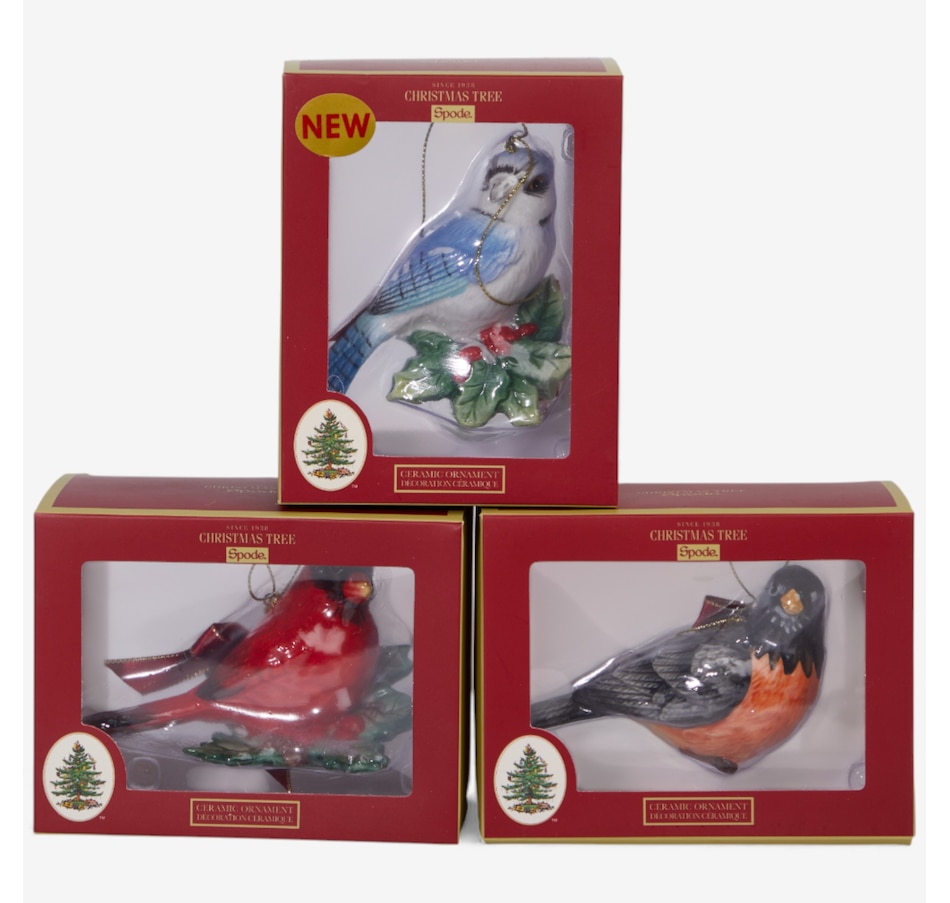 Image 121158_ALTMORE1.jpg, Product 121-158 / Price $67.50, Spode Christmas 3-Piece Ornament Set from Portmeirion - Spode on TSC.ca's Home & Garden department