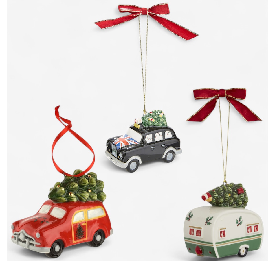 Image 121158_RC.jpg, Product 121-158 / Price $67.50, Spode Christmas 3-Piece Ornament Set from Portmeirion - Spode on TSC.ca's Home & Garden department