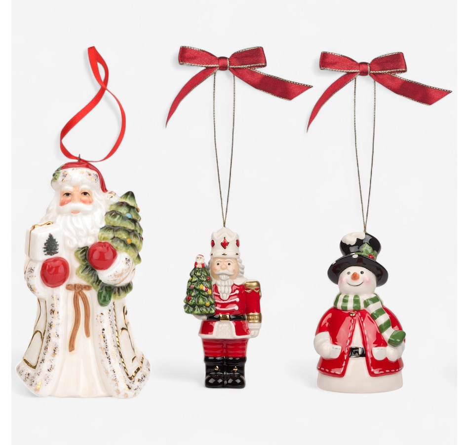 Image 121158_TRDI.jpg, Product 121-158 / Price $67.50, Spode Christmas 3-Piece Ornament Set from Portmeirion - Spode on TSC.ca's Home & Garden department