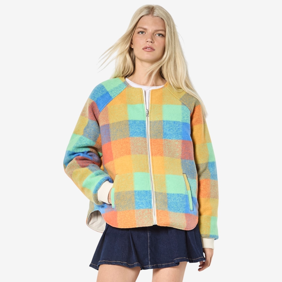 Image 121207_STN.jpg, Product 121-207 / Price $225.99, Apricot Check Fleece Reversible Jacket from Apricot on TSC.ca's Fashion department