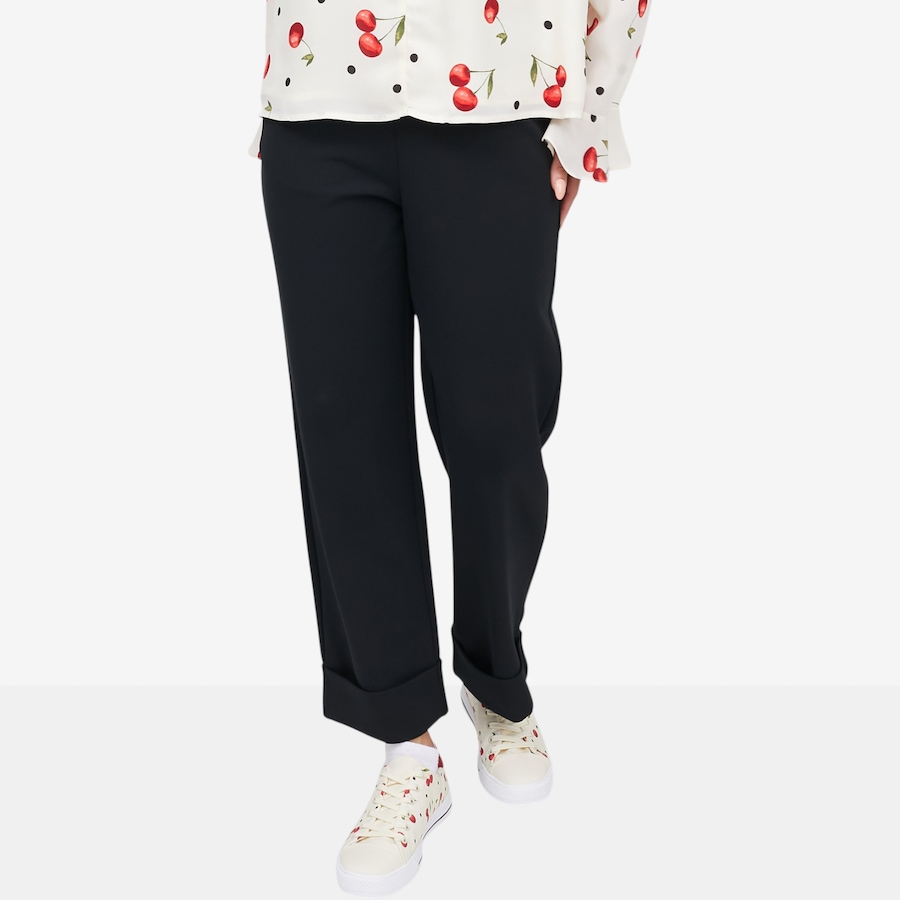 Image 121226_BLK.jpg, Product 121-226 / Price $39.88, C Wonder Crepe Cropped Cuffed Pant from C. Wonder on TSC.ca's Fashion department