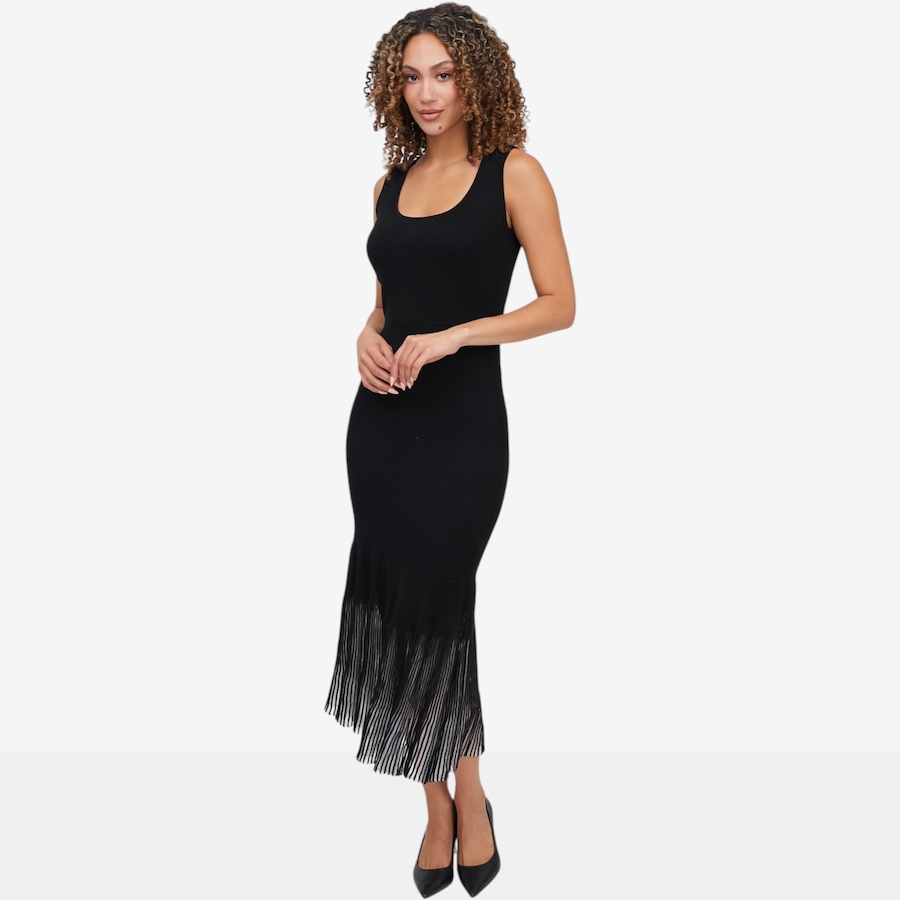 Image 121234_BLK.jpg, Product 121-234 / Price $64.88, C Wonder Ribbed Knit Long Dress from C. Wonder on TSC.ca's Fashion department