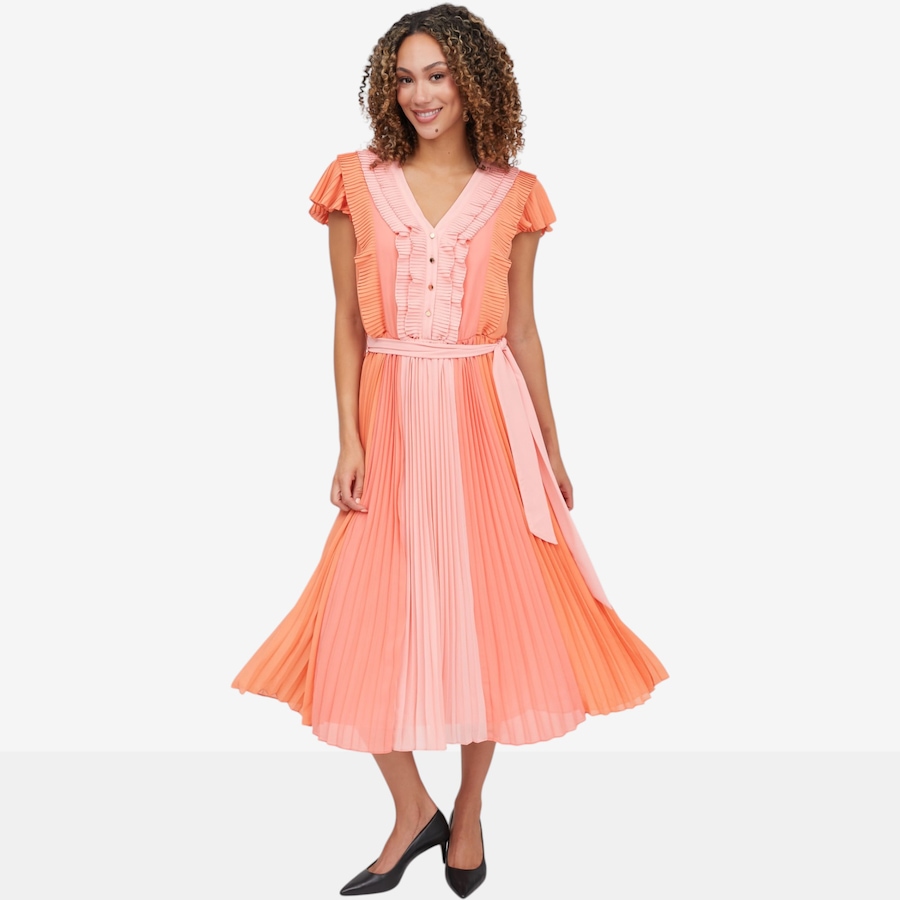 Image 121245_CTECO.jpg, Product 121-245 / Price $59.88, C Wonder Chiffon Cascading Ruffles Midi Dress from C. Wonder  on TSC.ca's Fashion department