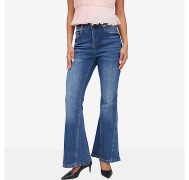 C Wonder Stretch Flare Denim Pant
