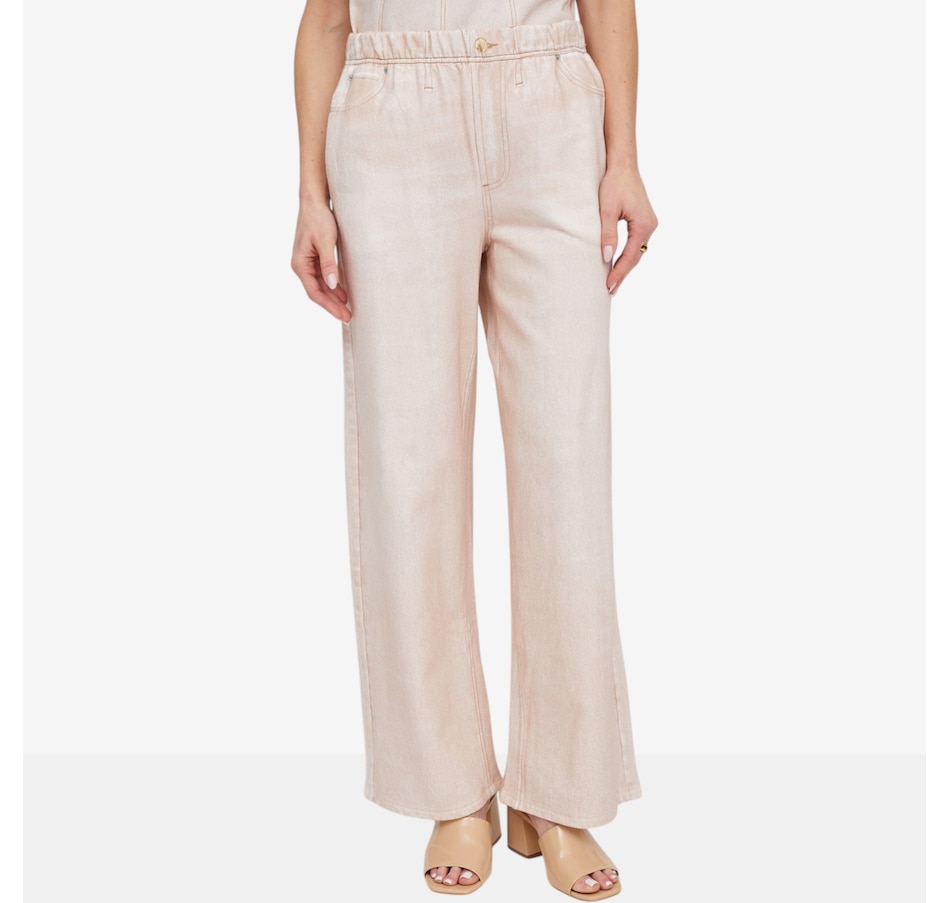Image 121255_OXFTN.jpg, Product 121-255 / Price $69.99, TWRHLL by Christie Brinkley Illusion Denim Pant from TWRHLL by Christie Brinkley on TSC.ca's Fashion department
