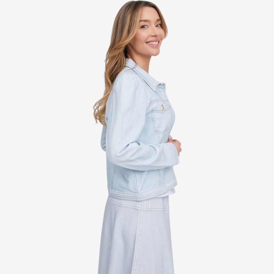 Image 121263_ALTMORE1.jpg, Product 121-263 / Price $59.88, Tower Hill by Christie Brinkley Illusion Denim Printed Jacket from Tower Hill on TSC.ca's Fashion department
