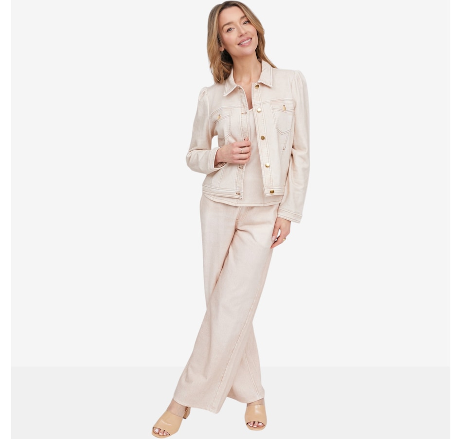 Image 121263_ALTMORE4.jpg, Product 121-263 / Price $69.99, TWRHLL by Christie Brinkley Illusion Denim Printed Jacket from TWRHLL by Christie Brinkley on TSC.ca's Fashion department