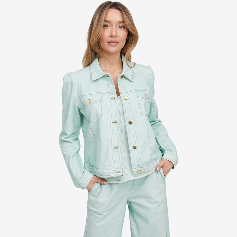Image 121263_FROWH.jpg, Product 121-263 / Price $59.88, Tower Hill by Christie Brinkley Illusion Denim Printed Jacket from Tower Hill on TSC.ca's Fashion department