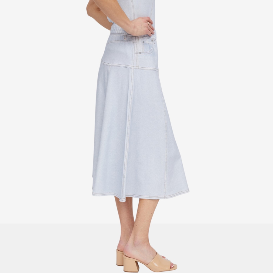Image 121268_ALTMORE1.jpg, Product 121-268 / Price $64.88, Tower Hill by Christie Brinkley Illusion Denim Printed Midi Skirt from Tower Hill on TSC.ca's Fashion department