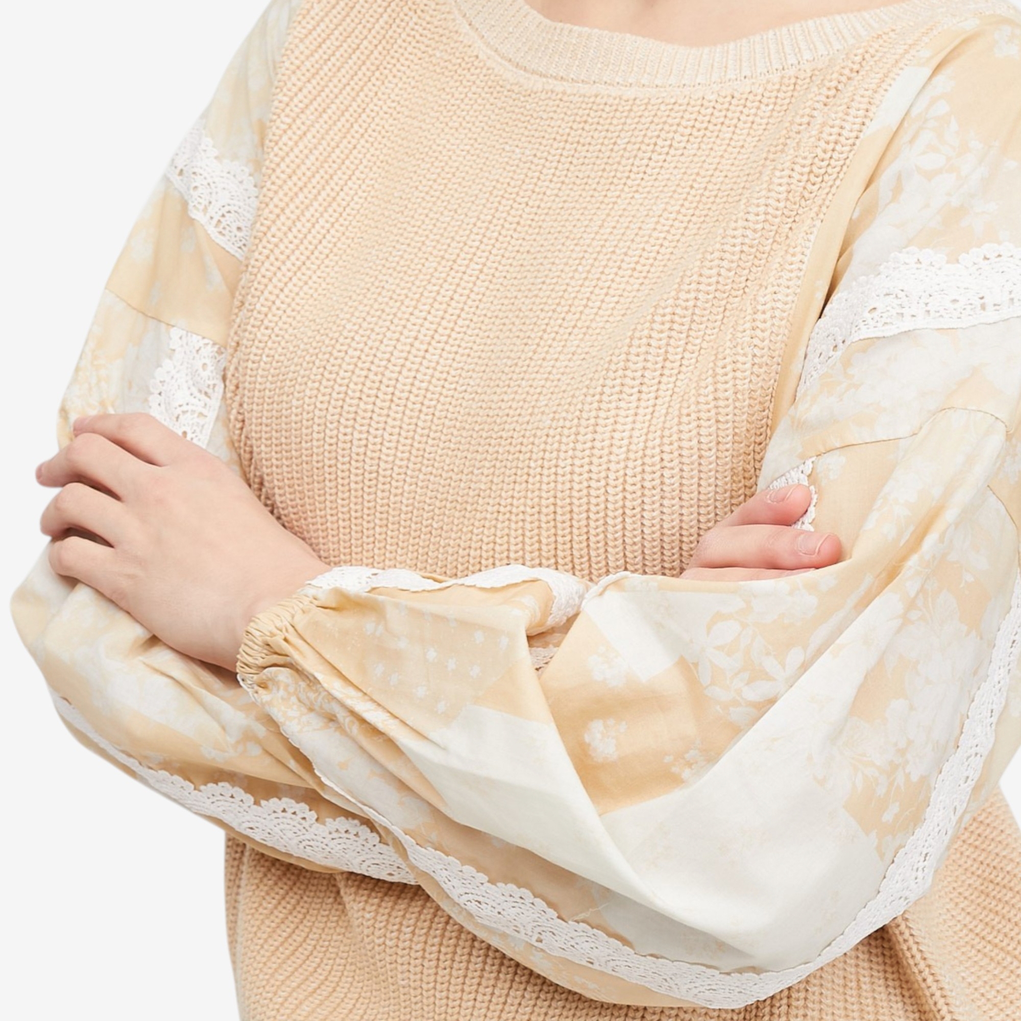 トップス house on the hill L/S Tee (Checker) 90 Tower Hill by Christie Brinkley Mixed Media Sweatshirt - TSC.ca