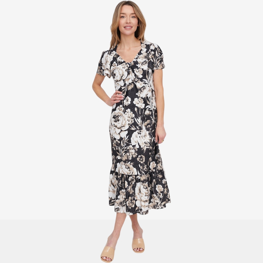 Image 121283_BCB.jpg, Product 121-283 / Price $49.88, Tower Hill by Christie Brinkley Printed Lace Eyelet Dress from Tower Hill on TSC.ca's Fashion department