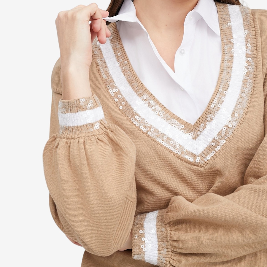 Image 121284_ALTMORE1.jpg, Product 121-284 / Price $49.88, Tower Hill by Christie Brinkley Twofer Collegiate Sweater and Button Down Shirt from Tower Hill on TSC.ca's Fashion department