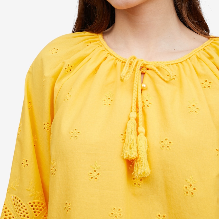 Image 121287_ALTMORE1.jpg, Product 121-287 / Price $49.88, Tower Hill by Christie Brinkley Cotton Eyelet Tassel Blouse from Tower Hill on TSC.ca's Fashion department