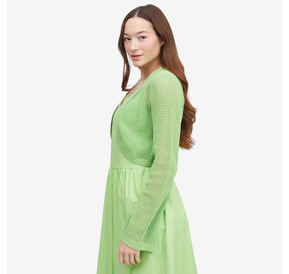 Image 121290_ALTMORE2.jpg, Product 121-290 / Price $69.99, Tower Hill Crochet Knit Shrug from Tower Hill on TSC.ca's Fashion department
