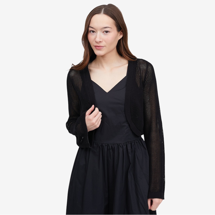 Image 121290_BLK.jpg, Product 121-290 / Price $39.88, Tower Hill Crochet Knit Shrug from Tower Hill on TSC.ca's Fashion department