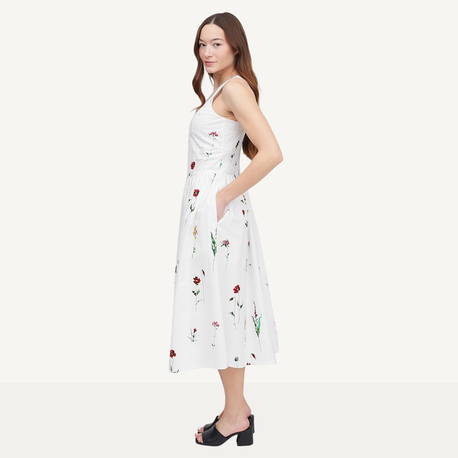 Image 121292_ALTMORE2.jpg, Product 121-292 / Price $49.88, Tower Hill by Christie Brinkley Fitted Bodice Flared Skirt Cotton Poplin Dress from Tower Hill on TSC.ca's Fashion department