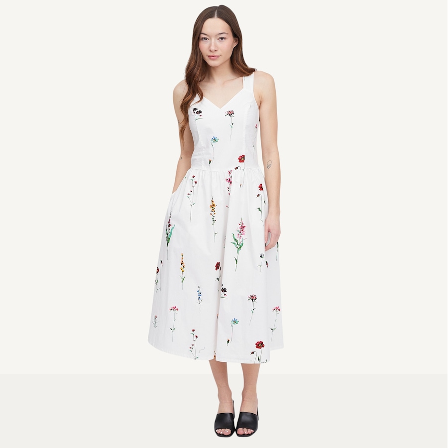 Image 121292_BOTIC.jpg, Product 121-292 / Price $49.88, Tower Hill by Christie Brinkley Fitted Bodice Flared Skirt Cotton Poplin Dress from Tower Hill on TSC.ca's Fashion department