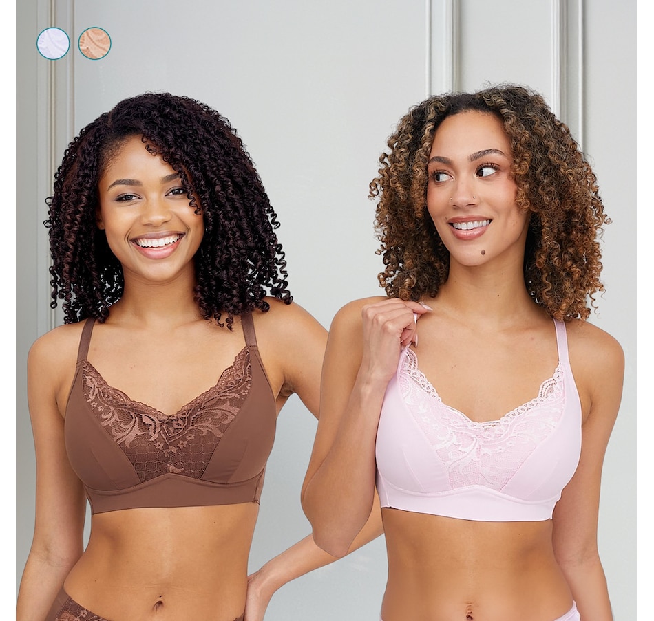 Image 121293_ALTMORE100.jpg, Product 121-293 / Price $70.00, Rhonda Shear Two-Pack Molded Cup Bra with Invisible Edge from Rhonda Shear Shapewear on TSC.ca's Fashion department
