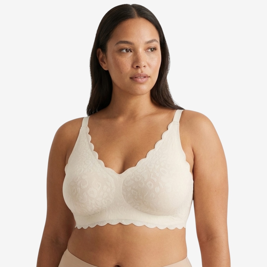Image 121296_LBE.jpg, Product 121-296 / Price $40.00, Rhonda Shear Invisible Edge Bra with Animal Print and Back Closure from Rhonda Shear Shapewear on TSC.ca's Fashion department