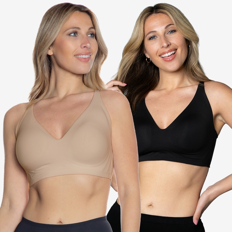 Image 121311_BKBG.jpg, Product 121-311 / Price $70.00, Rhonda Shear Two-Pack Gel Bra from Rhonda Shear Shapewear on TSC.ca's Fashion department