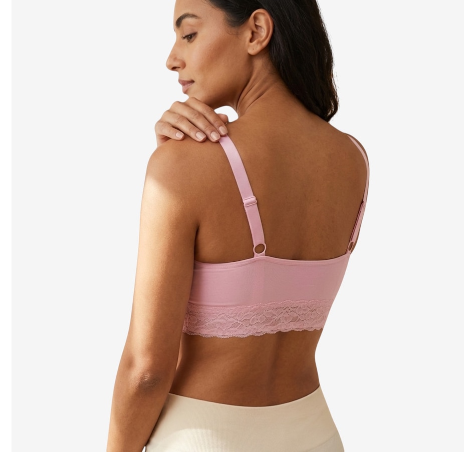 Image 121315_ALTMORE1.jpg, Product 121-315 / Price $49.99, Rhonda Shear Two-Pack Seamless Bra with Lace Band from Rhonda Shear Shapewear on TSC.ca's Fashion department