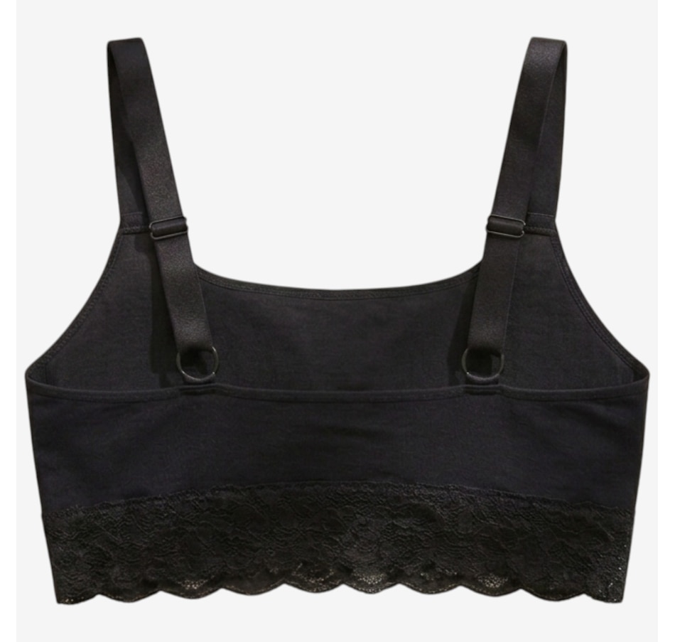 Image 121315_ALTMORE2.jpg, Product 121-315 / Price $49.99, Rhonda Shear Two-Pack Seamless Bra with Lace Band from Rhonda Shear Shapewear on TSC.ca's Fashion department
