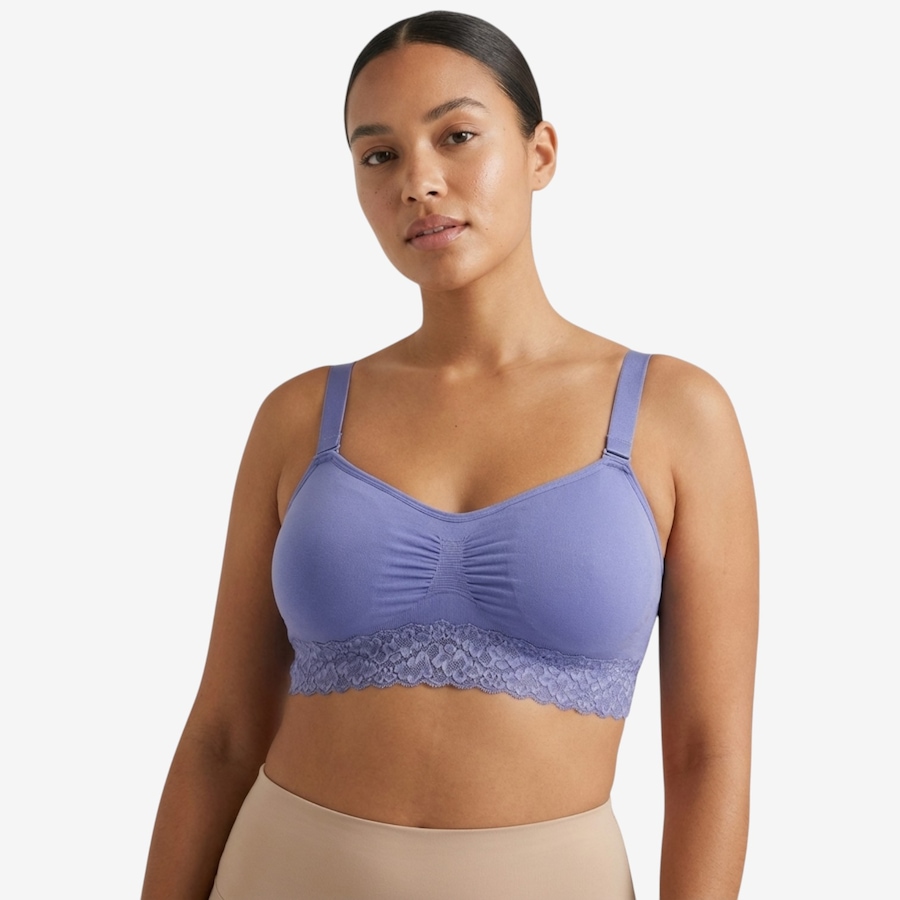 Image 121315_ALTMORE5.jpg, Product 121-315 / Price $60.00, Rhonda Shear Two-Pack Seamless Bra with Lace Band from Rhonda Shear Shapewear on TSC.ca's Fashion department