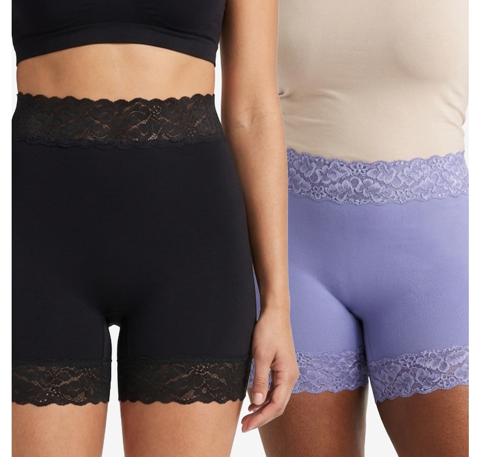 Image 121316_BCF.jpg, Product 121-316 / Price $44.99, Rhonda Shear Two-Pack of Seamless Boy Shorts from Rhonda Shear Shapewear on TSC.ca's Fashion department