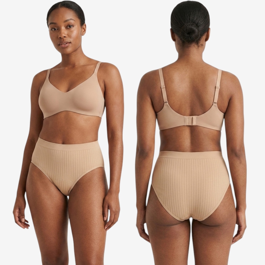 Image 121321_BIB.jpg, Product 121-321 / Price $50.00, Rhonda Shear Two-Pack Seamless Leakproof Panty from Rhonda Shear Shapewear on TSC.ca's Fashion department