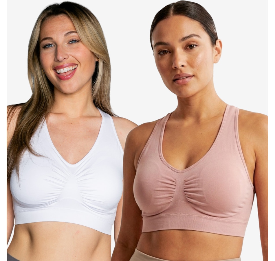 Image 121322_WHP.jpg, Product 121-322 / Price $54.99, Rhonda Shear Two-Pack Racerback Ahh Bra from Rhonda Shear Shapewear on TSC.ca's Fashion department
