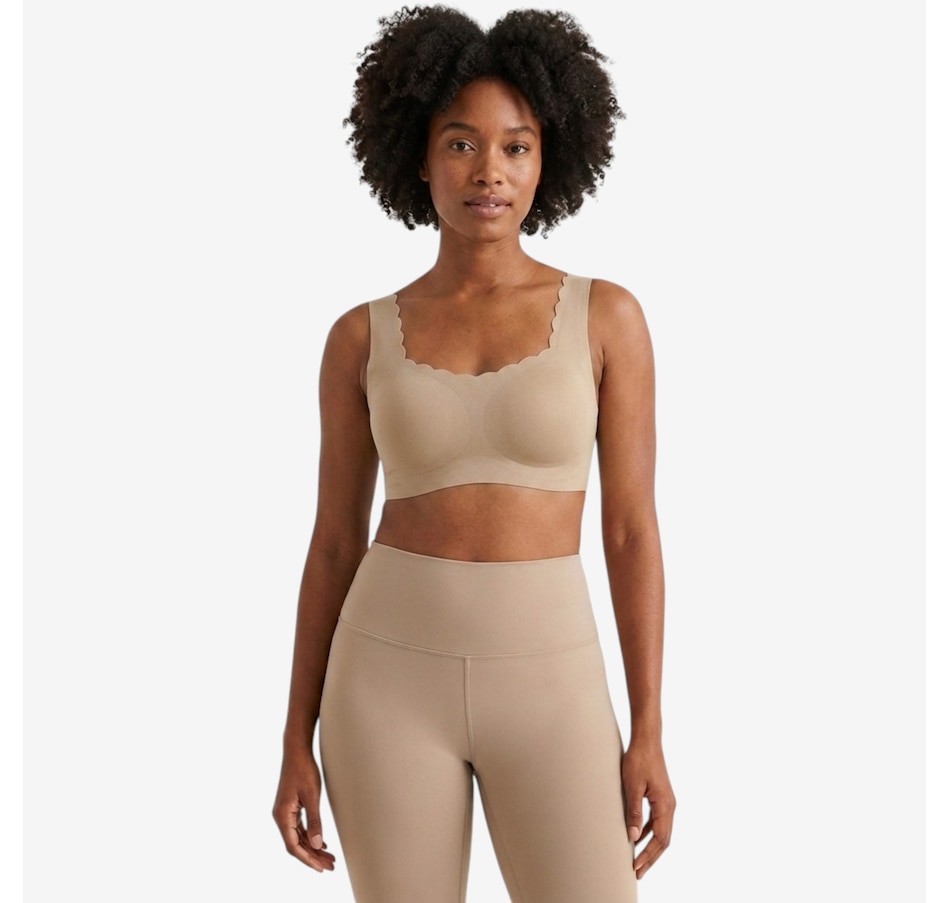 Image 121323_BGE.jpg, Product 121-323 / Price $34.99, Rhonda Shear Squareneck Scalloped Gel Bra from Rhonda Shear Shapewear on TSC.ca's Fashion department