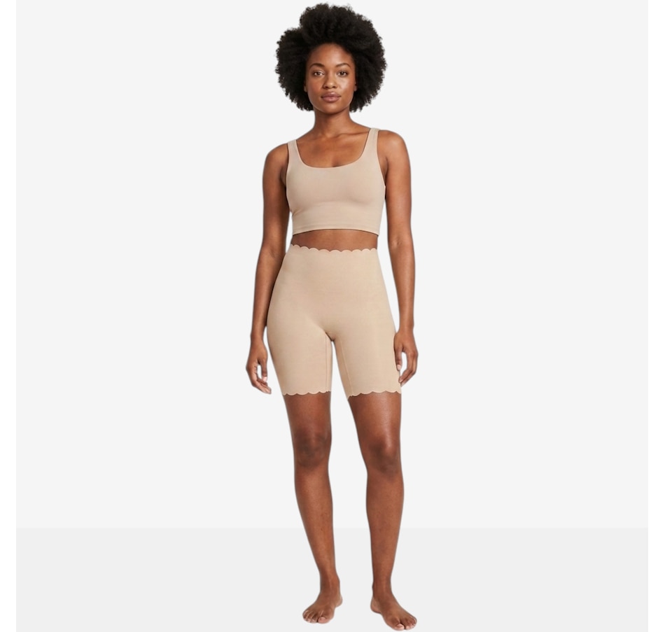 Image 121324_BGE.jpg, Product 121-324 / Price $34.99, Rhonda Shear Scalloped Longline from Rhonda Shear Shapewear on TSC.ca's Fashion department