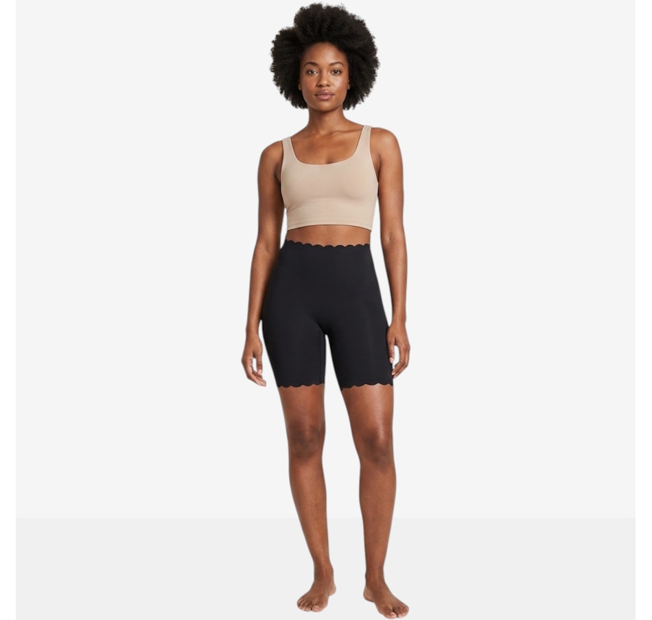 Image 121324_BLK.jpg, Product 121-324 / Price $34.99, Rhonda Shear Scalloped Longline from Rhonda Shear Shapewear on TSC.ca's Fashion department