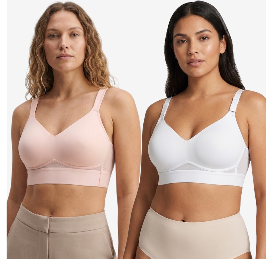 Image 121325_PWH.jpg, Product 121-325 / Price $59.99, Rhonda Shear Two-Pack Molded Cup Bra from Rhonda Shear Shapewear on TSC.ca's Fashion department