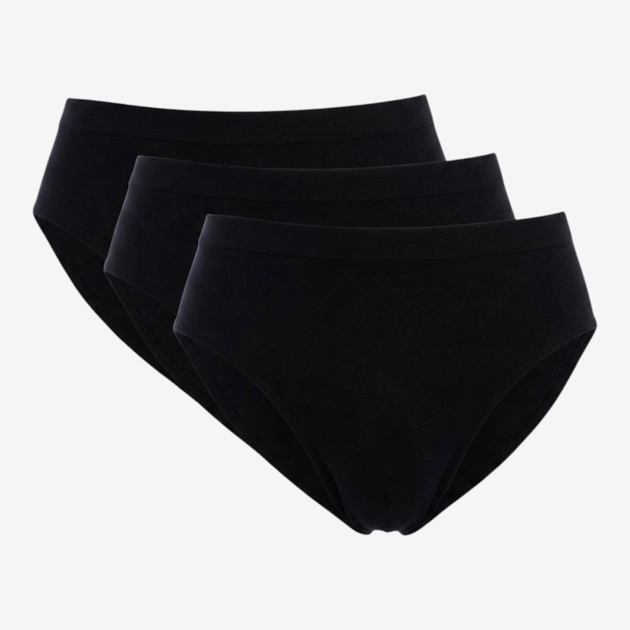 Image 121327_BLK.jpg, Product 121-327 / Price $50.00, Rhonda Shear Three-Pack Seamless Natural Waist Panties from Rhonda Shear Shapewear on TSC.ca's Fashion department