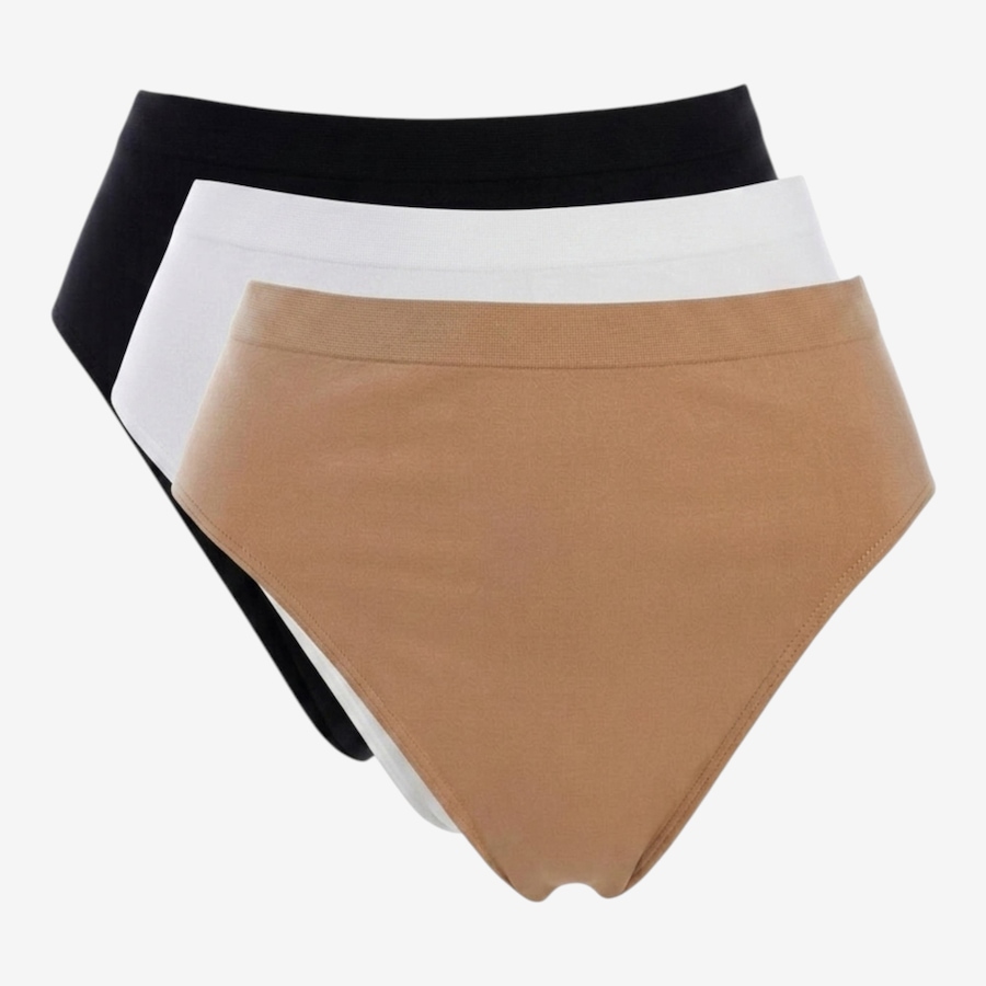 Image 121327_MTI.jpg, Product 121-327 / Price $50.00, Rhonda Shear Three-Pack Seamless Natural Waist Panties from Rhonda Shear Shapewear on TSC.ca's Fashion department