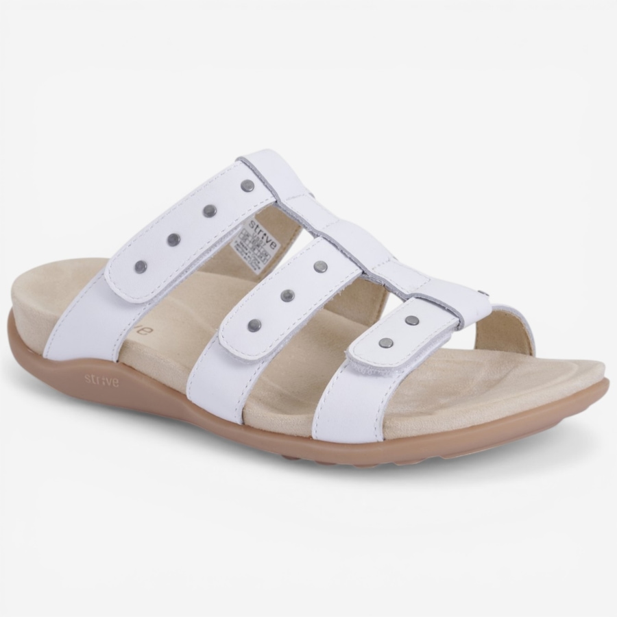 Image 121338_WHT.jpg, Product 121-338 / Price $99.88, Strive Biarritz Triple Band Slide from Strive Footwear on TSC.ca's Shoes department